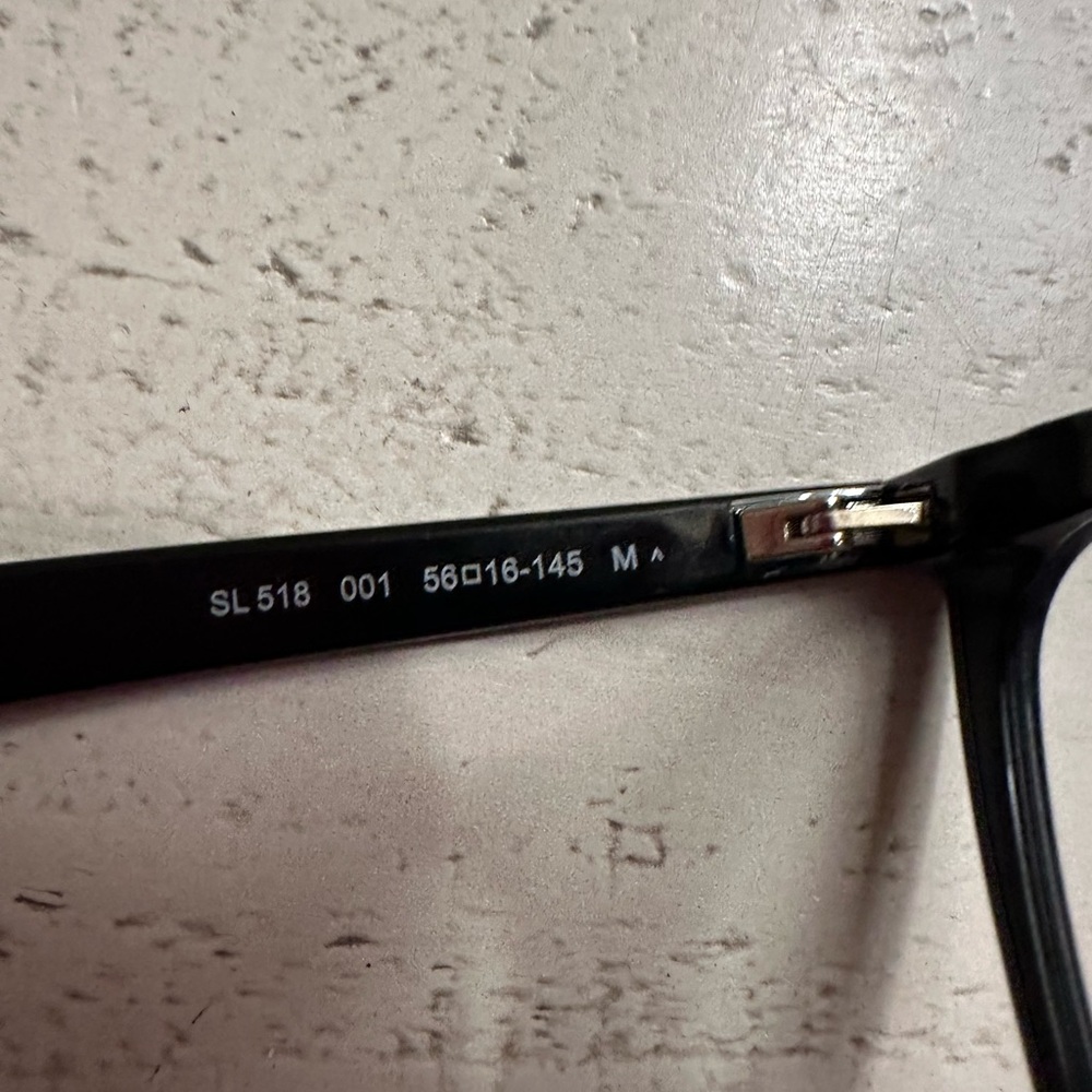 Saint Laurent Black Glasses - Picture 3 of 8